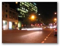 London streets at night